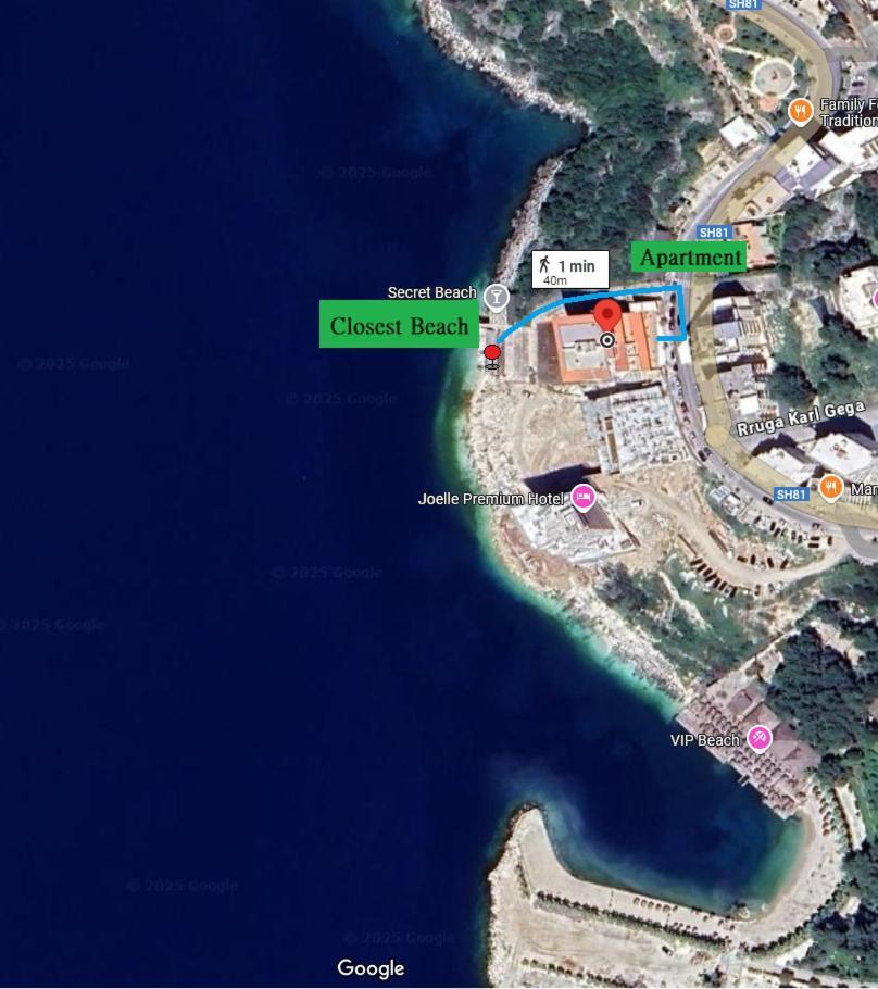 Saranda Miracle Sky Apartment Zewnętrze zdjęcie